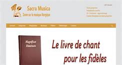 Desktop Screenshot of musique-liturgique.com